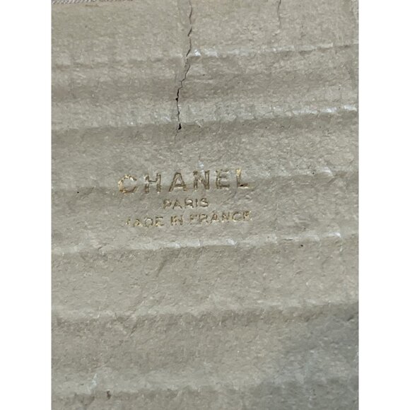 Iconic Vintage Chanel Metallic Gold Rectangle W/ Original Cloth Belt 70s Womens - Picture 15 of 16